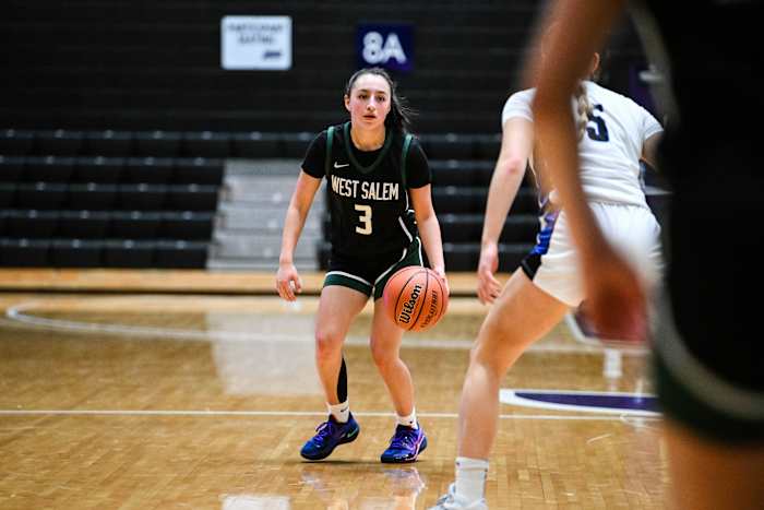 South Medford West Salem 6A Oregon girls basketball quarterfinal Naji Saker -62